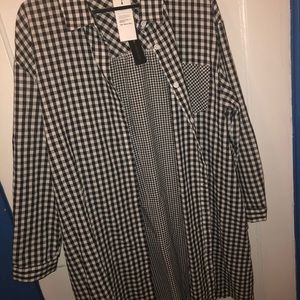 Shirt dress(Plaid)